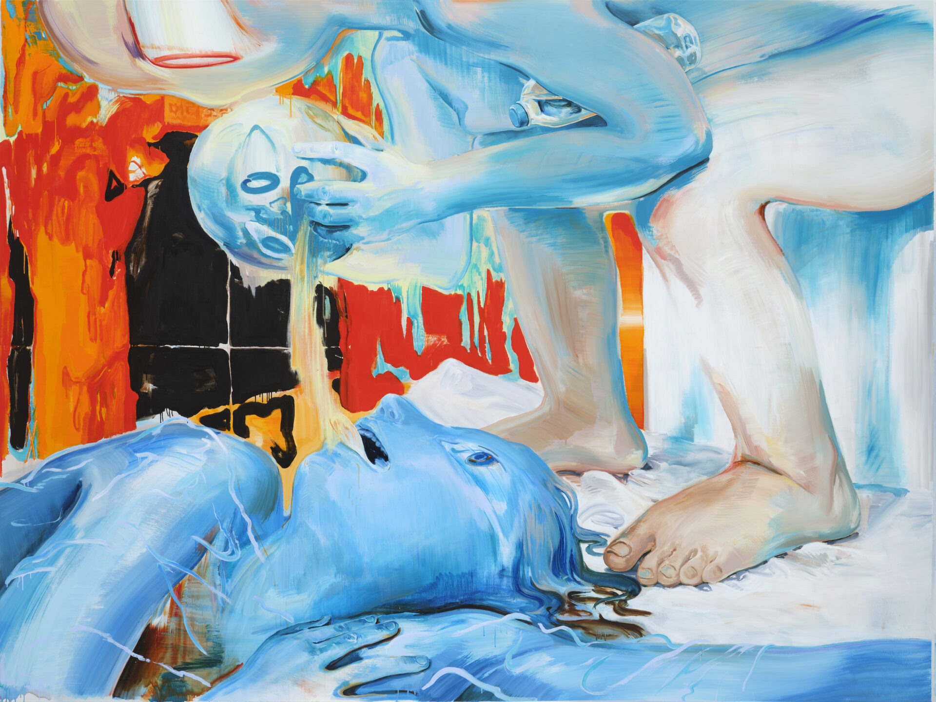 이은새, Mite Life 1, 2023, 캔버스에 유채, 218.2x290.9cm