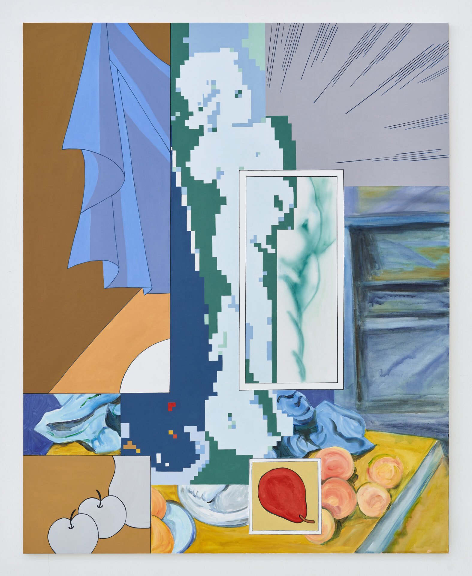 전혜림, Dear Godfather, 2024, 캔버스에 아크릴릭, 162×130.3cm